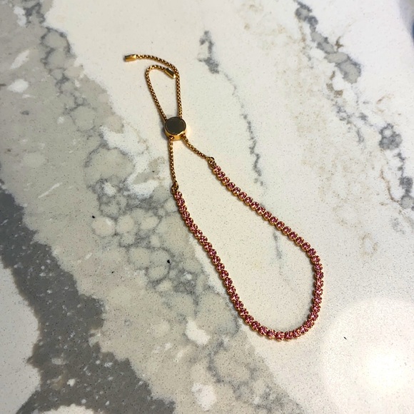 Swarovski bracelet rose gold pink stones - Picture 3 of 4